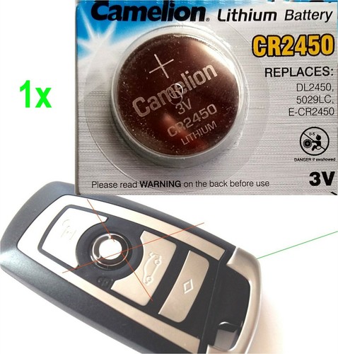 Batería f llave bmw modelos f mando a distancia llave inalámbrica F11 F10 F31 F30 F - Imagen 1 de 2