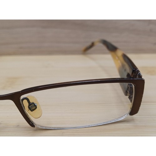 RAMPAGE R124 Bronze Marble Flex Half Rimless Eyeglasses 52-16-135 Frame - Picture 7 of 13