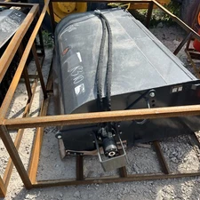 Skid Steer bucket broom sweeper 72 Inch Wolverine  new Cat Case Bobcat Gehl ASV
