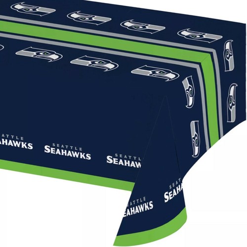 NFL Seattle Seahawks Plastic Table Cover - Picture 2 of 2