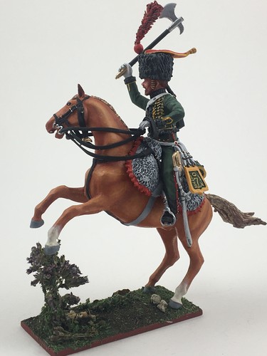 Unmontierte französische Husaren in der Schlacht, weißes Metall 1/30 Figur Kit VID SOLDATEN - Bild 42 von 68