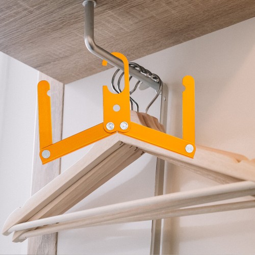 4 Pcs Rack De Vêtements Portable Étendoir À Linge Pliable mode Voyage