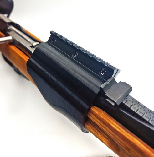 Adaptateur déporté + collier lunette monob sur rails picatinny - Mosin Nagant - Picture 10 of 18