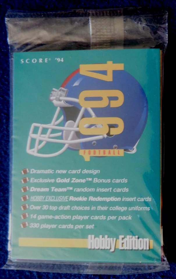 Score Hobby NFL sample cards 1994, Jordan, Bettis, Sharpe, Lott, Thomas - Image 2 of 2