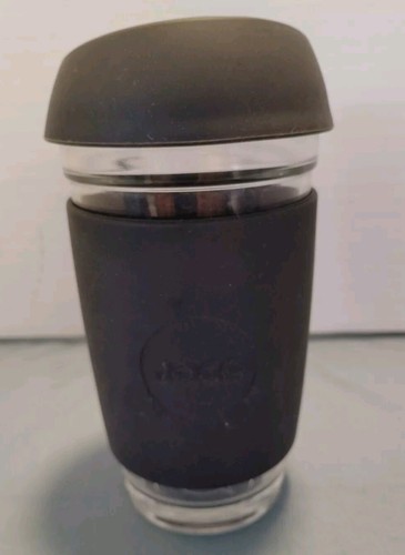 Joco Cup Classic 16oz Eco-innovative Borosilicate Glass Reusable Cup 16oz Black - Picture 3 of 7
