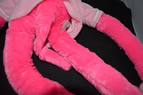 Houston Astros Hug Monkey Baseball MLB Pink Jersey Hat Plush 18"  Plush I6 - Picture 4 of 4