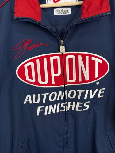 ๐บ๐ธ Vintage Jeff Gordon DuPont Chase Authentics Racing Jacket size L Multicolor - Picture 10 of 13