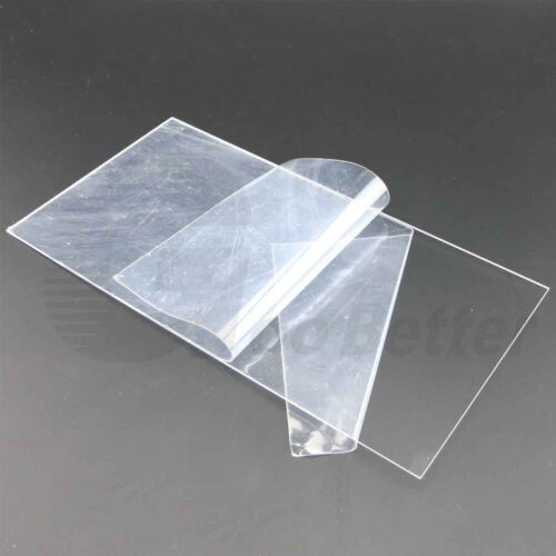 Clear Polymethyl Methacrylate Plastic Sheet with Film 80x80 100x200 200x300 mm - Picture 2 of 4