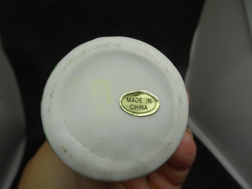 Porcelain Vase Hand Painted 4" - Picture 2 of 6