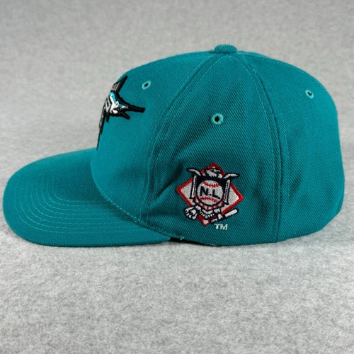Florida Marlins Hat Cap Green Strap Back National League Baseball GCC Adjustable - Picture 3 of 11
