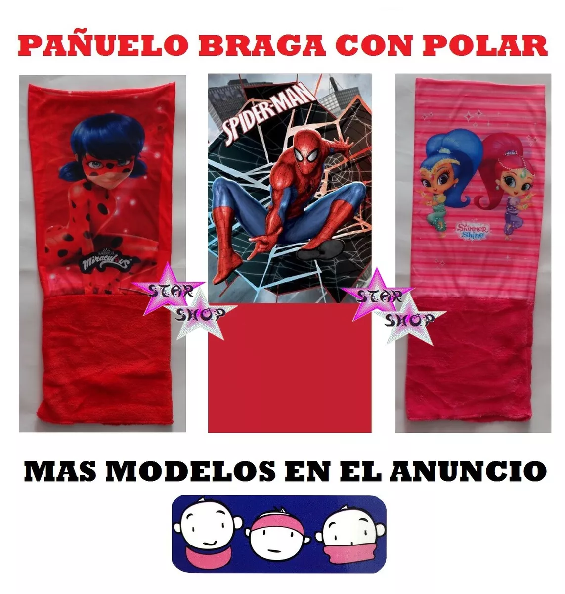 Braga cuello coralina niña minnie 