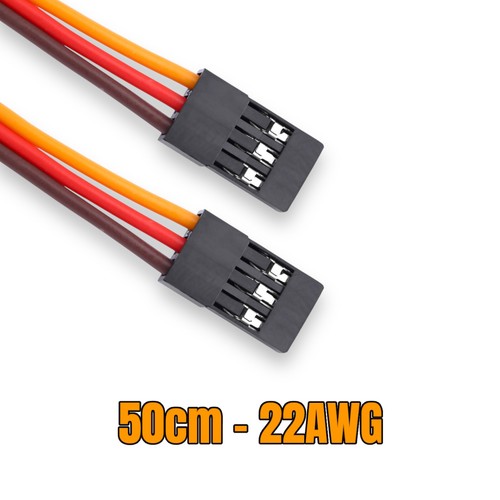 ✅ JR Servo Patch Kabel 3Pin Stecker zu Stecker 10cm 15cm 20cm 30cm 50cm 22AWG RC - Bild 27 von 28
