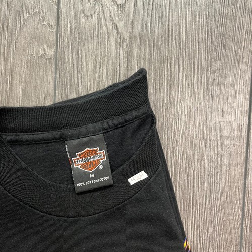 VINTAGE Harley Davidson T Shirt Mens Medium Black Vancouver BC 1997 USA - Picture 11 of 11