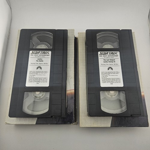 Star Trek - VHS - The Next Generation - Collector's Editions - Big Box (4 Tapes) - Picture 17 of 19