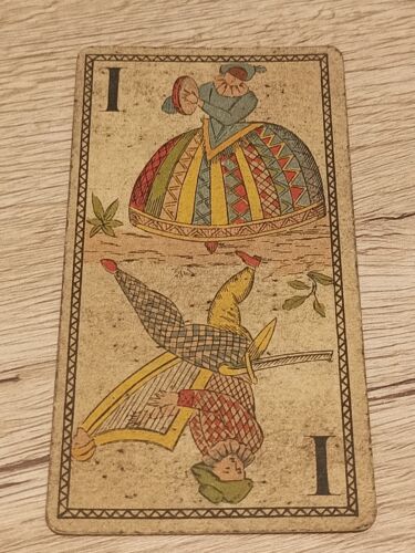 Très Ancien Jeu De Tarot Grimaud, Du XIXeme Siècle, Incomplet - Foto 15 di 24