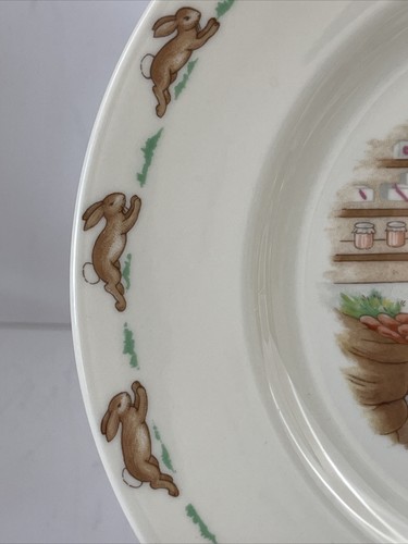 PLATO BUNNYKINS PORCELANA HUESO FINO ROYAL DOULTON TIENDAS MR PIGGLY’S HECHO EN INGLATERRA - Imagen 3 de 7
