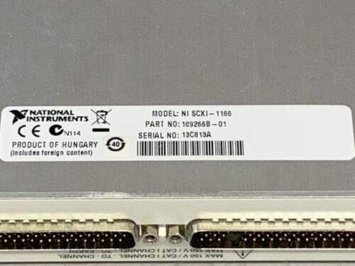 Módulo de interruptor de relé National Instruments - NI SCXI-1166 con garantía - Imagen 4 de 4