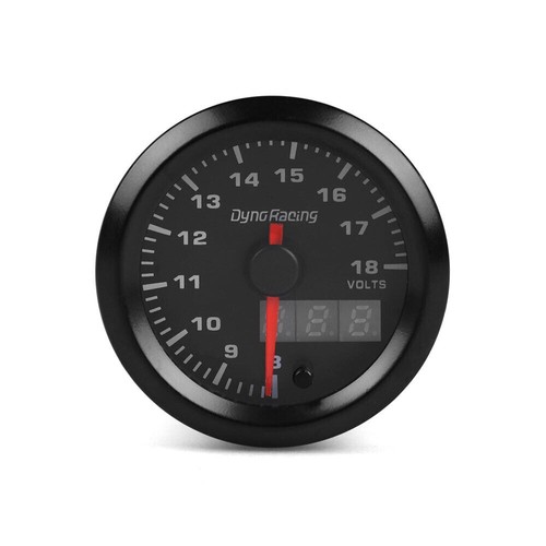2" 52mm Dual Display Voltmeter 7 Colors Led Volt Gauge 8-18V Voltage Car meter - Picture 6 of 9
