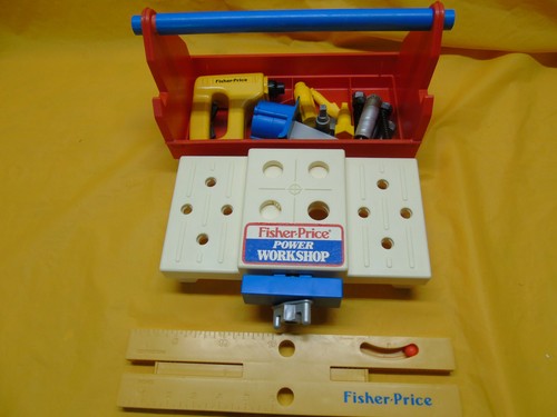 Vintage Fisher Price #2008 Power Workshop und #7155 Schraubenschlüssel-Set.  - Bild 6 von 12