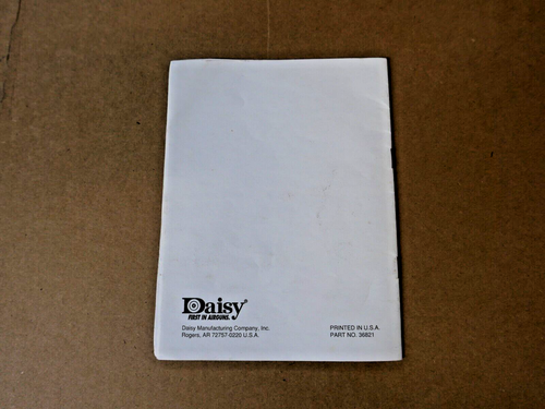 Vintage Daisy Powerline Model 990 BB Pellet Gun Instruction Owners Manual Book - Picture 2 of 5