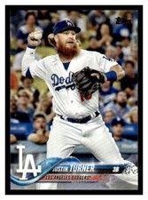 2018 Topps  #599 Justin Turner - Los Angeles Dodgers