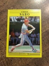 1991 Fleer #80  Chris Sabo, Reds  nm