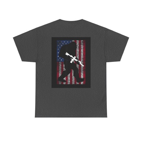 We don't dial 911, Bigfoot with an AR over American Flag - Bild 43 von 53