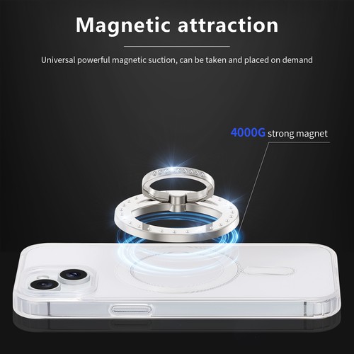Magnetic Ring Holder Phone Grip for iPhone 15/14/13/12 Mag Safe Accessories - 第 10/40 張圖片