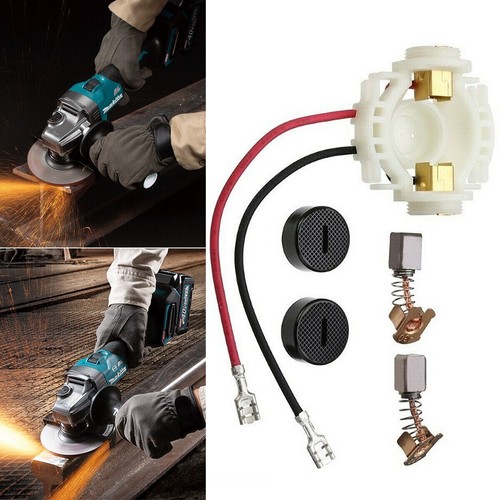 Original Makita BGA450 BGA452 DGA452 Bürstenhalter + Kappen 643954-4 & CB430 Bürsten - Bild 5 von 15