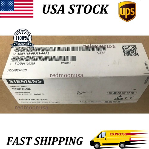New Siemens 6SN1118-0DJ23-0AA2 6SN11180DJ230AA2 SIMODRIVE 611 DIGITAL CONTROL