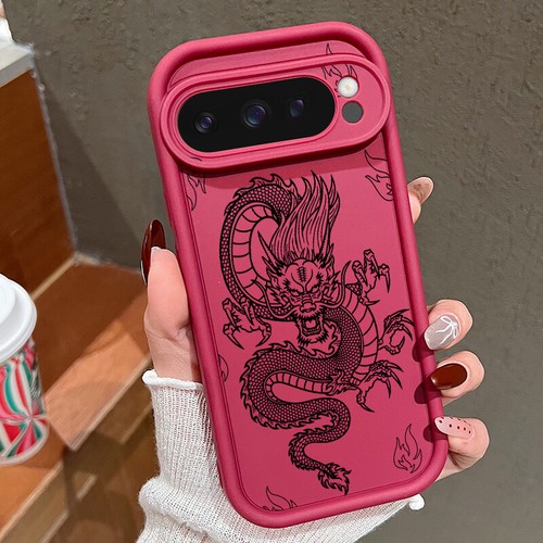For Google Pixel 9 8 Pro XL 8A Shockproof Soft Silicone Snake Phone Case Cover - Picture 9 of 23