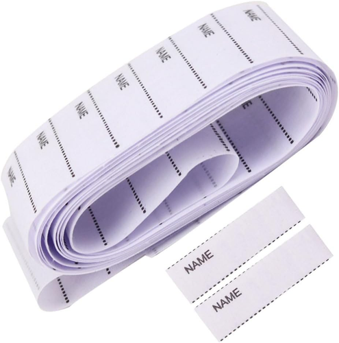200 PCS Name Tags, Clothing Labels, Name Label Iron on Fabric Labels, Writable