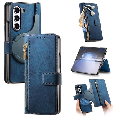 Case For Samsung Galaxy Z Fold5 Fold4 3 Magnetic Leather Wallet Stand Flip Cover - Picture 22 of 26