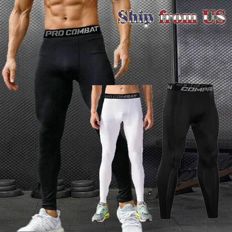 Women Comfortable Compression Tights Fitness Pants Running Sports Gym Yoga  Simple Base Layer Pants 