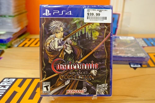 Castlevania Advance Collection Circle of the Moon Cover PS4 Limited Run #524 NEW