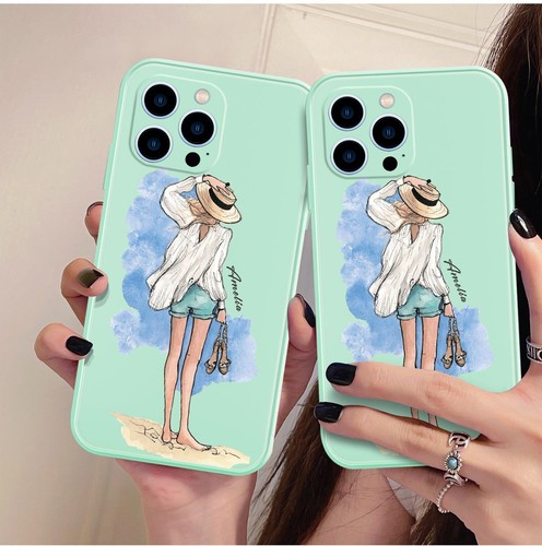 Funda protectora de silicona líquida suave para teléfono iPhone 14 Pro Max 13 12 Pro Max 11 15 - Imagen 101 de 137