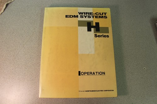 Wire-Cut EDM Systems H Series Manual Box Set, 6 Manuals Included *FREE SHIPPING* - 第 5/14 張圖片