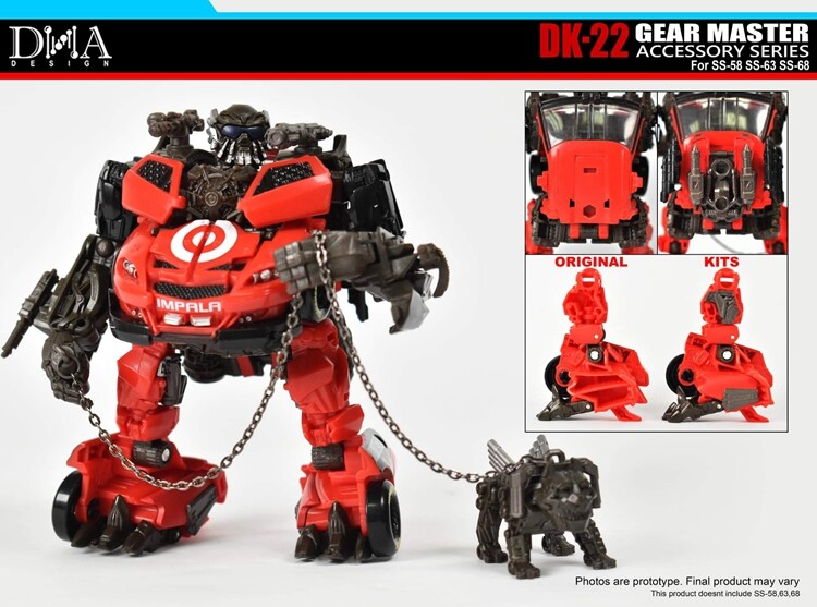 DNA design DK-22 レッドフット用 SS58 アップグレードキット Yahoo!オークション -「dna design」(トランスフォーマー) (ロボット