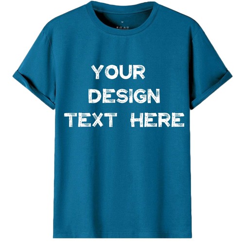 Adults 100% Cotton Custom T Shirt Personalised Printed Tee w Photo Design Logo - Picture 3 of 16