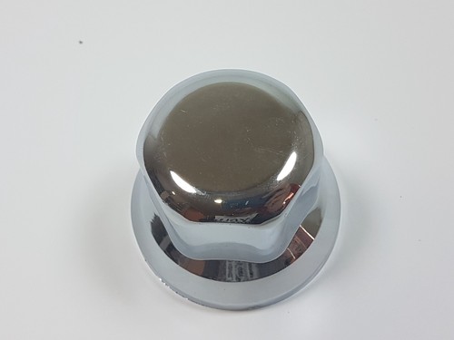 60x 33mm Plastic CHROME Wheel Nut Cover Caps Lux fit Truck Scania Mercedes Volvo - Picture 4 of 4