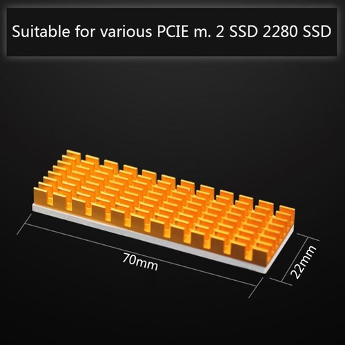 Kühlkörper Wärmeableitung Aluminium Radiator für M.2 NGFF Kühlung Heat Sink Heat - Bild 2 von 10