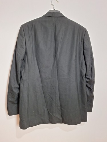 Aston & Gunn Pinstripe Long Suit Jacket Blazer Men Size 44 Black New RRP 80,00 - Picture 8 of 13