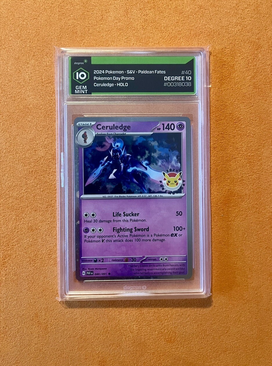 Degree Grading 10 Gemmint Ceruledge Pokemon Day 2024 Promo English eBay