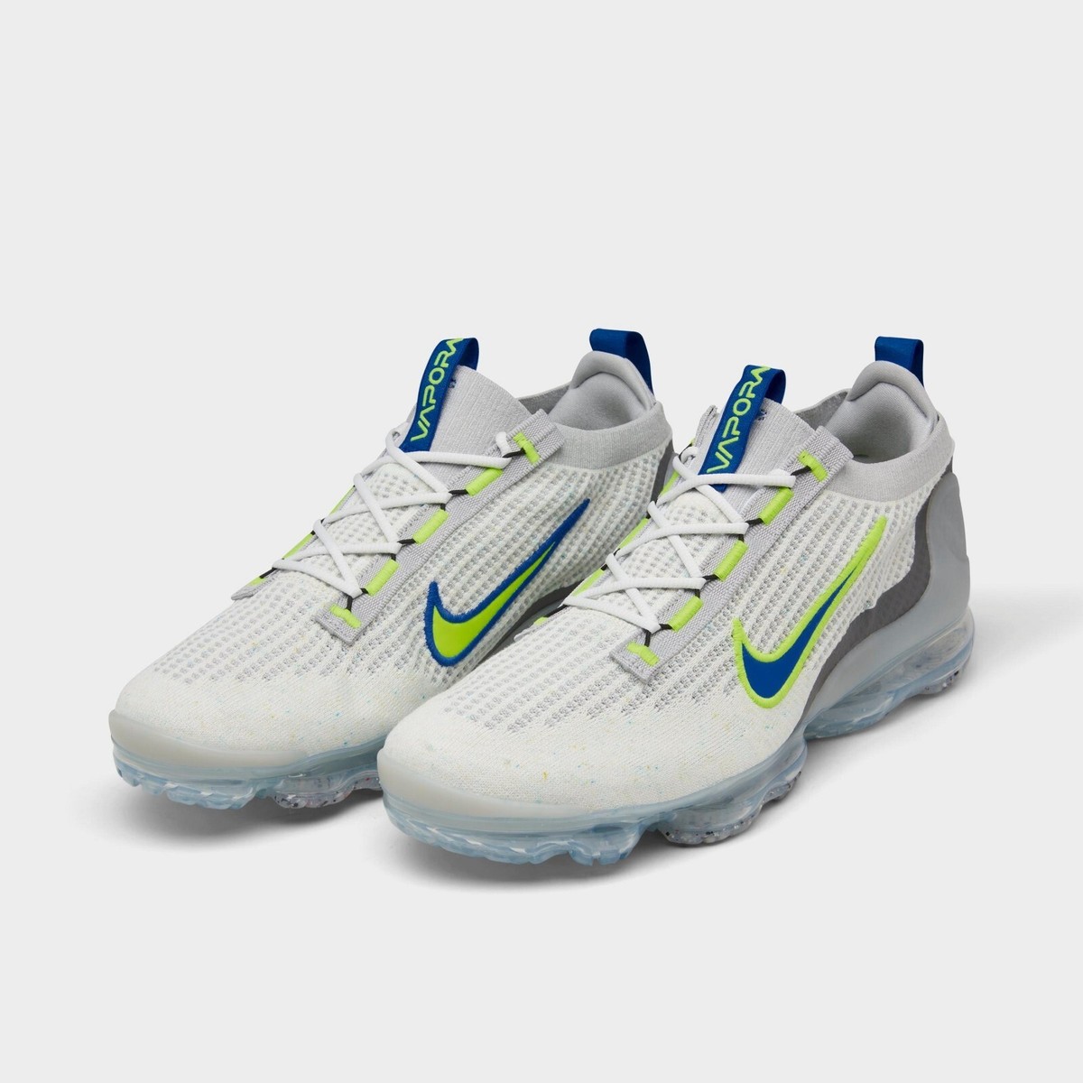Nike Air Vapormax 2021 Flyknit Running Shoes White / Blue