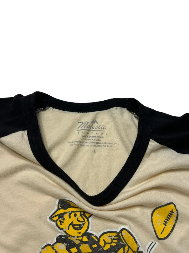 NFL Pittsburgh Steelers Majestic Threads Gridiron Classics T-Shirt Adult Large L - Image 3 of 4