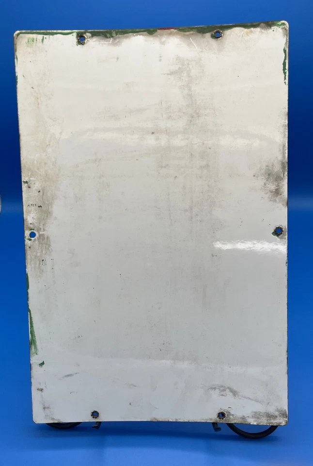 Letrero original 1962 Texaco Sky Chief gasolina Petrox porcelana bomba placa bonito Foto 4 de 4