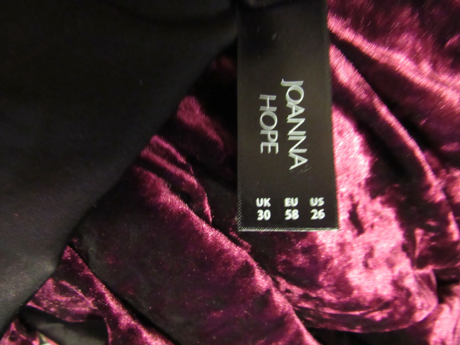 joanna hope berry velvet maxi dress