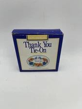 Longaberger THANK YOU Tie On 1996 Never Used In Box