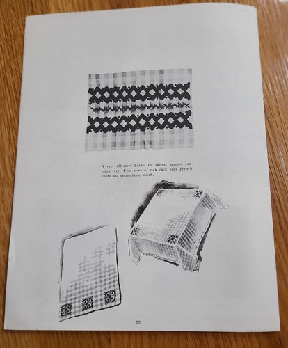1963 Good Housekeeping Gingham Embroidery - Needlework & Sewing - GHN 750 - Picture 6 of 6