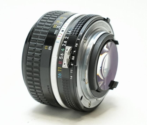 [Near MINT] Nikon Ai Nikkor 50mm F/1.4 MF Standard Prime Lens wz/Hood&Cap JAPAN - Picture 4 of 7